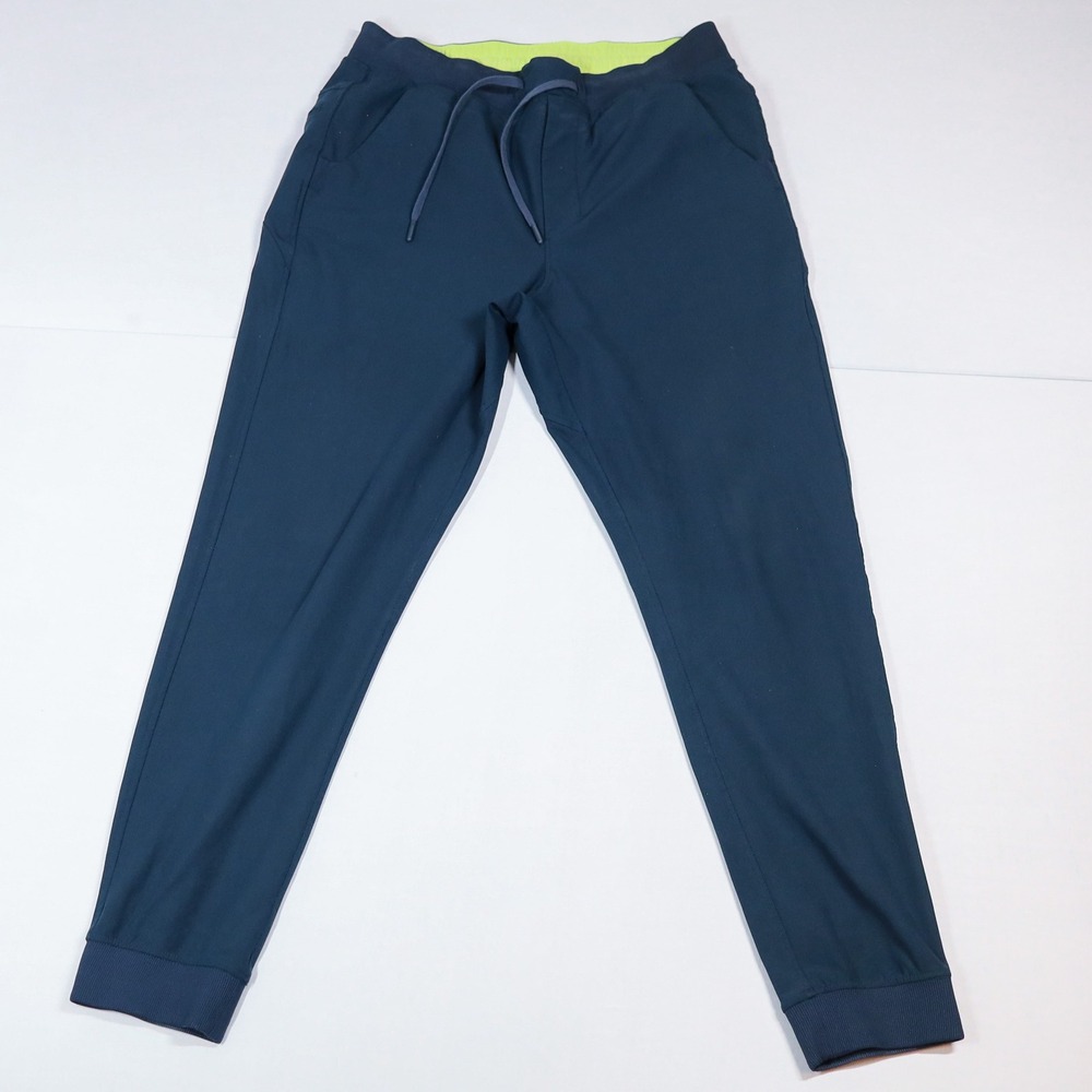 Birddogs Joggers Men XL Blue Boomstick Lined Tapered Activewear Drawstring Pant
